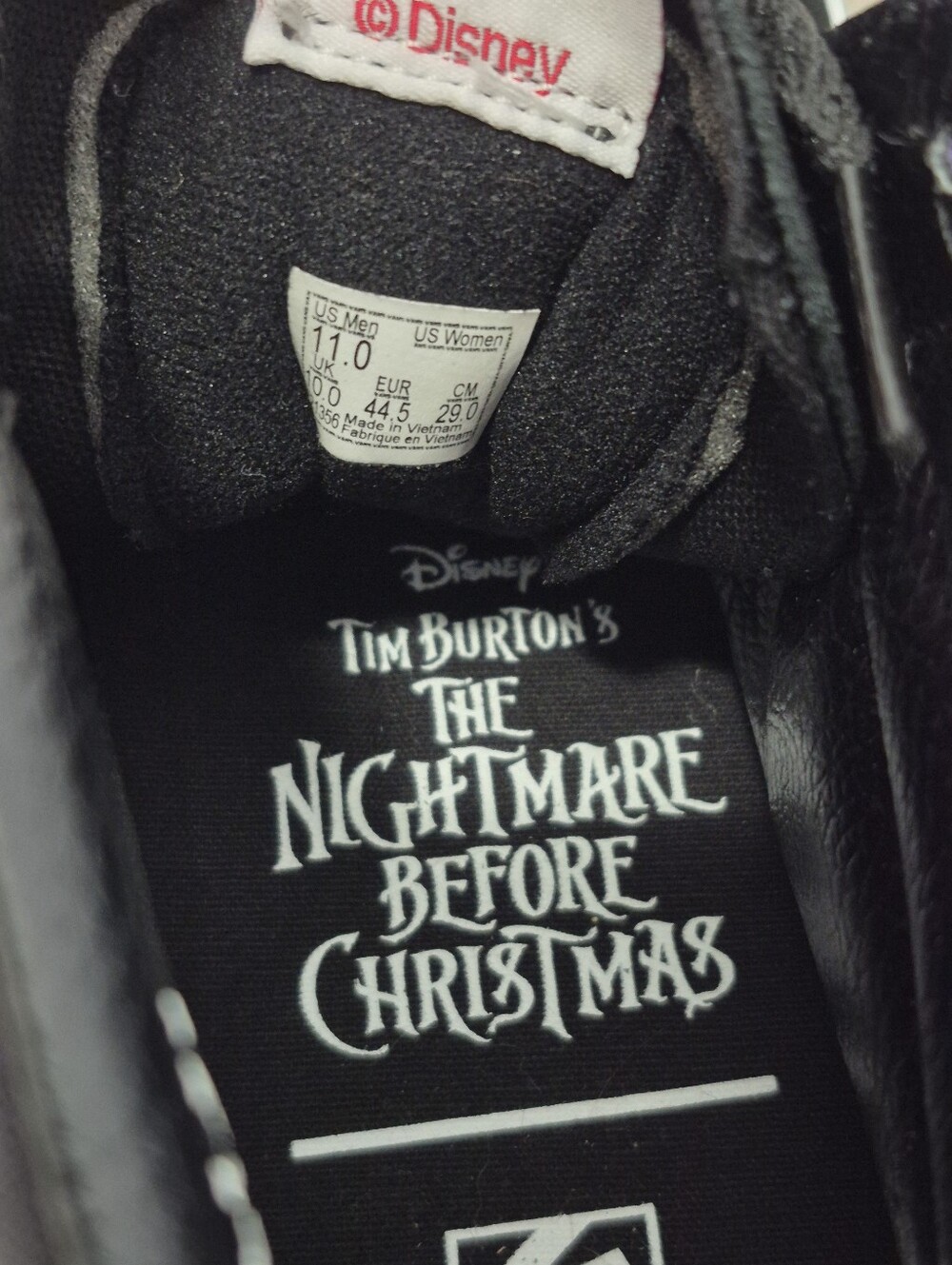 NWT Vans x Disney Sk8-Hi Jack's Lament Nightmare Before Christmas Men's 11 - Picture 13 of 14